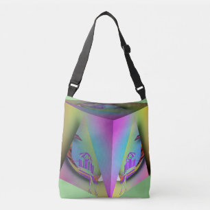 Girl Seated 3-D Crossbody Bag