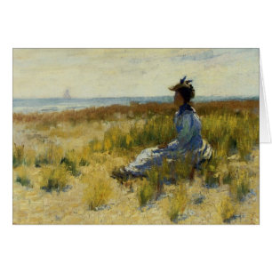 Girl Seated by the Sea