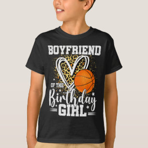 Girl Shirt Boyfriend Birthday Basketball Leopard H