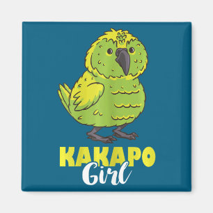 Girl Shirt Kakapo Kakapo Bird Kakapo Parrot Magnet