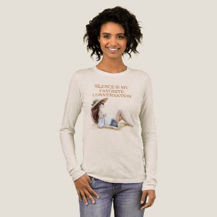 Girl Silent T-Shirt Tri-Blend Shirt