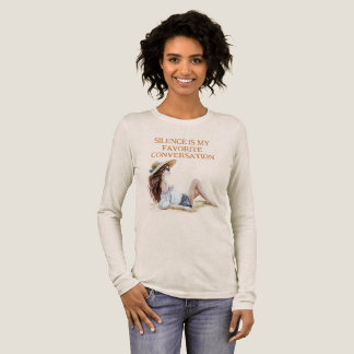 Girl Silent T-Shirt Tri-Blend Shirt