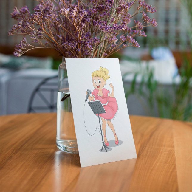 Girl Singing Invitation (Creator Uploaded)