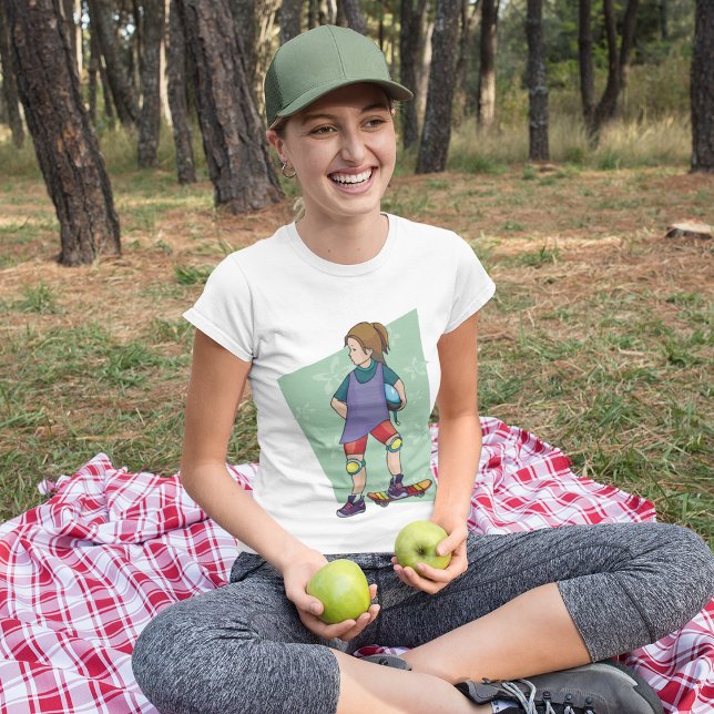 Girl Skateboarder T-shirt (Creator Uploaded)