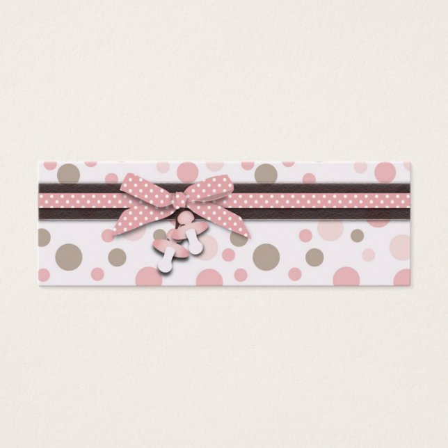 Girl Skinny Gift Tag (Front)