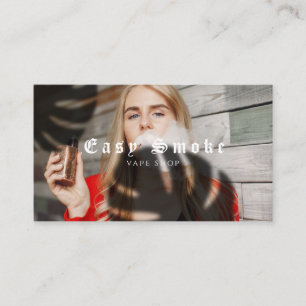 Girl Smoke Vape Shop Business Card