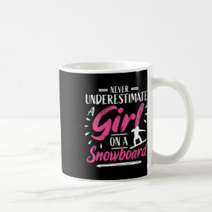Girl Snowboarding - Snowboard Coffee Mug