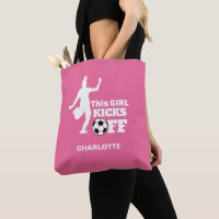 Girl Soccer Player Personalised Graphic