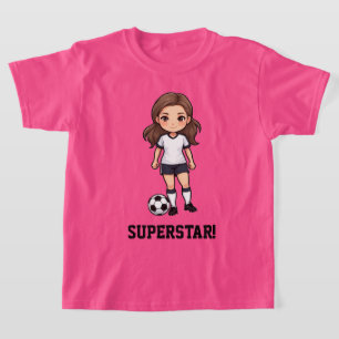 Girl Soccer Player T-Shirt