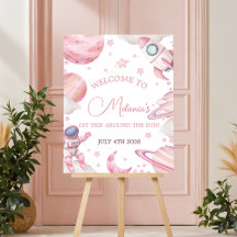 Girl Space 1st Trip Around the Sun Welcome