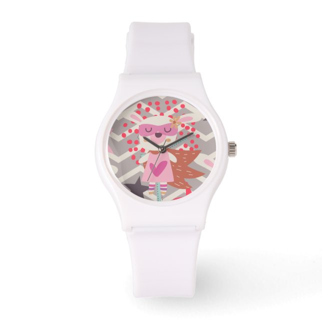 Girl Superhero Bunny Watch (Front)