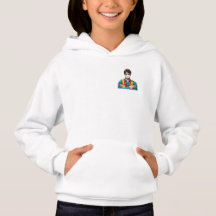 Girl sweater with manga security expert