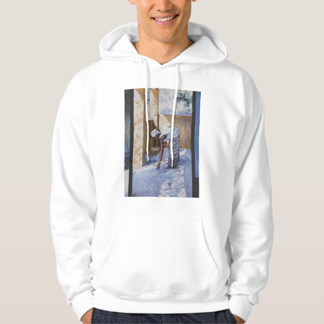 Girl Sweeping II 2002 Hoodie (Front)