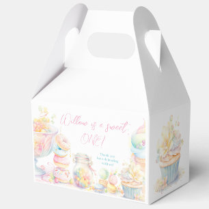 Girl Sweet One Sweets First Birthday Favour Box