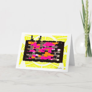 Girl Talk 2D Greeting Card (not iPhone compatable)