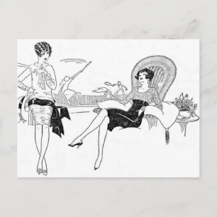 Girl Talk Postcard