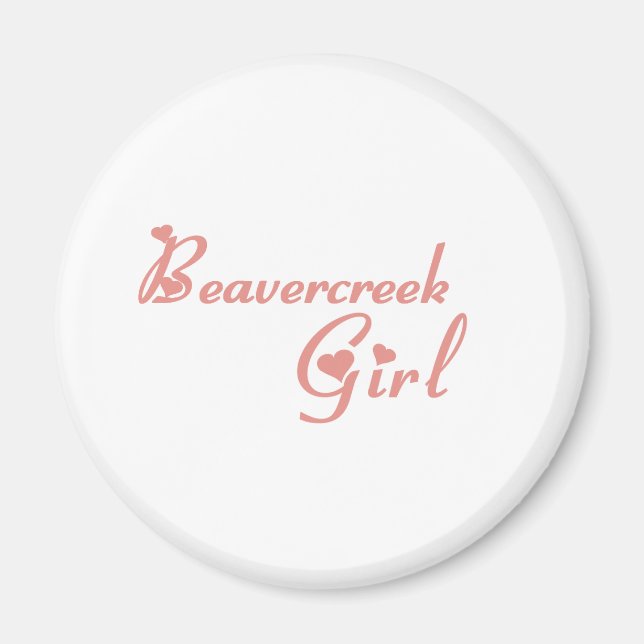 Girl tee shirts magnet (Front)