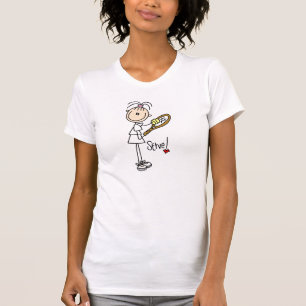 Girl Tennis Player Serve T-Shirt