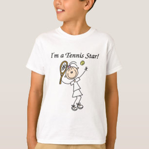 Girl Tennis Star T-shirts and Gifts