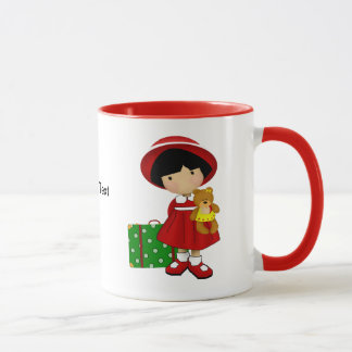 Girl Traveller Custom Mug