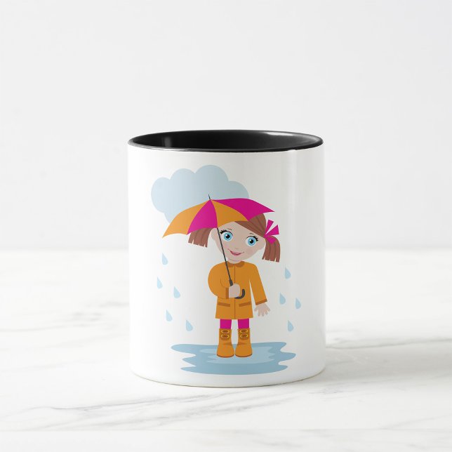 Girl Under An Umbrella Mug (Creator Uploaded)