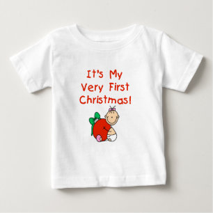 Girl Very First Christmas Tshirts and Gifts