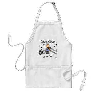 Girl Violin Player Tshirts and Gifts Standard Apron