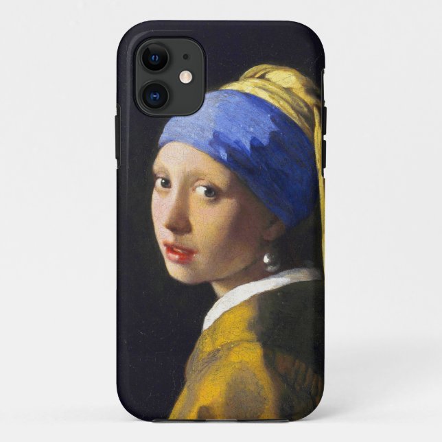 Girl w Pearl Earring ~ Vermeer Case-Mate iPhone Case (Back)