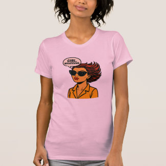 Girl Whatever Retro Pop Art Comic Women's T-Shirt