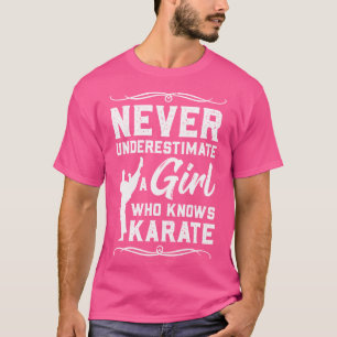 Girl Who Knows Karate Taekwondo Or Judo T-Shirt