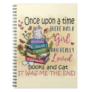 Girl Who Loves Books and Cats