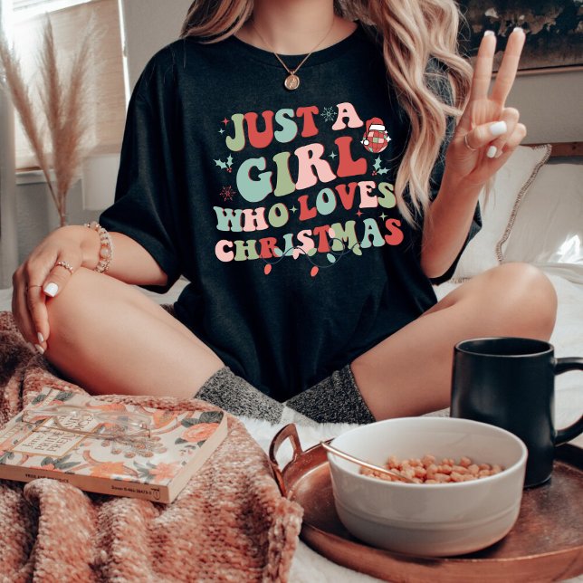 Girl who loves Christmas T-Shirt (Creator Uploaded)