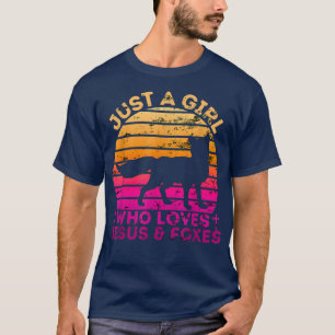 Girl Who Loves Jesus And FoesChristian Woman T-Shirt