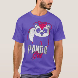 Girl Who Loves Pandas Panda Girl T-Shirt
