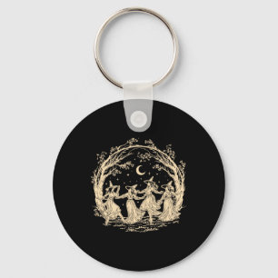 Girl Will Be Girls Witch Witchy Spooky Season Hall Key Ring