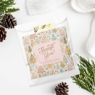 Girl Winter Wonderland Baby Shower Favour Bags