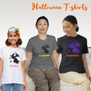 Girl Witch Customise Character T-Shirt