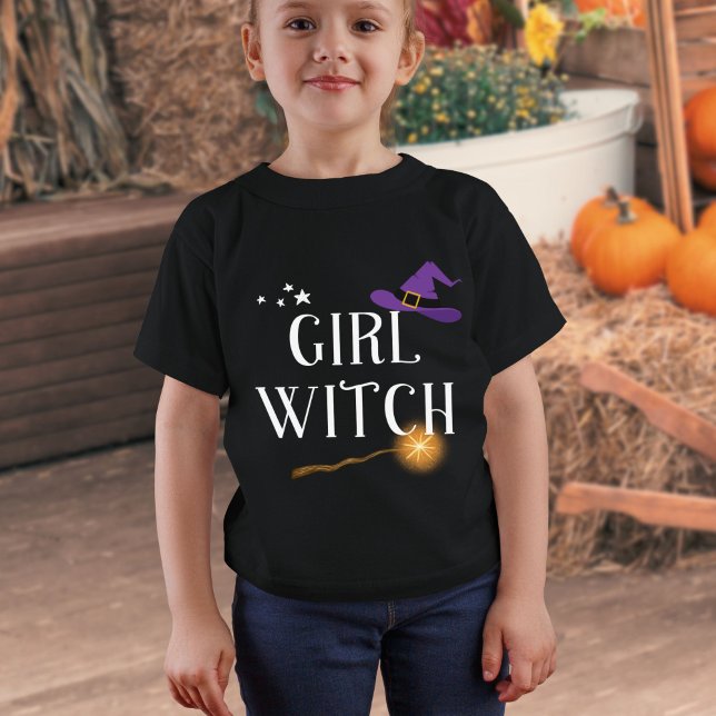 Girl Witch - Family Matching Halloween  T-Shirt (Creator Uploaded)