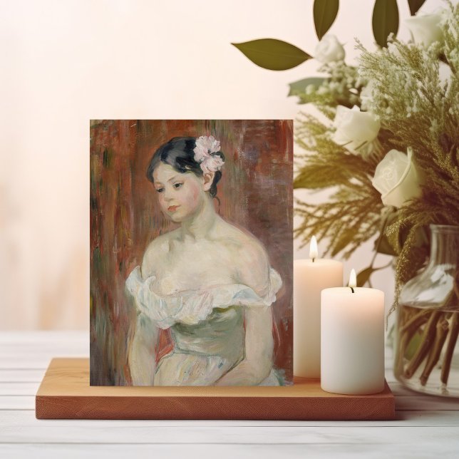 Girl with a Flower in Her Hair | Berthe Morisot Postcard (Creator Uploaded)