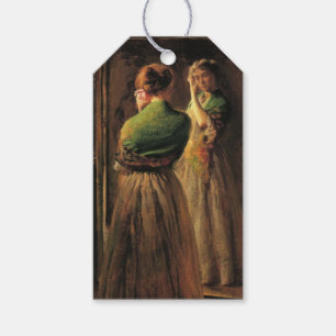 Girl With a Green Shawl (by Joseph DeCamp) Gift Tags