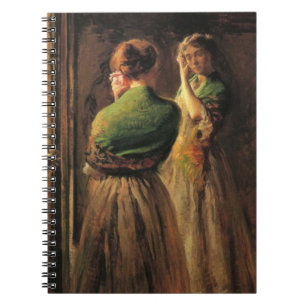 Girl With a Green Shawl (by Joseph DeCamp) Notebook
