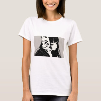 Girl With A Mask T Shirt