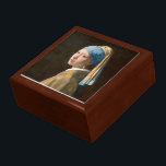 Girl with a Pearl Earring (1665) Jewellery  Gift Box<br><div class="desc">Johannes Vermeer (Delft, 1632 - Delft 1675) Dutch Golden Age painter. Title : Girl with a Pearl Earring (1665). Girl with a Pearl Earring (1665) is Vermeer’s most famous painting. It is not a portrait, but a ‘tronie’ – a painting of an imaginary figure. Tronies depict a certain type or...</div>