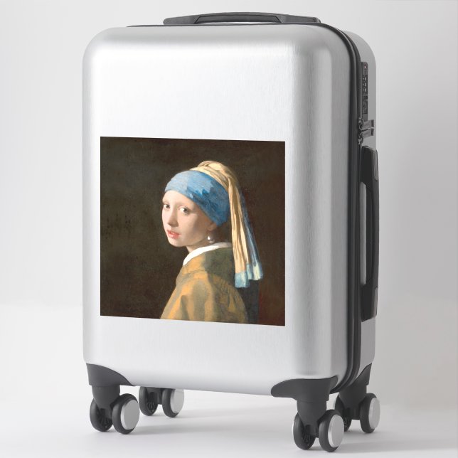 Girl with a Pearl Earring (1665) Luggage (Suitcase)