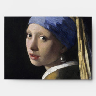 Girl with a Pearl Earring by Johannes Vermeer Envelope