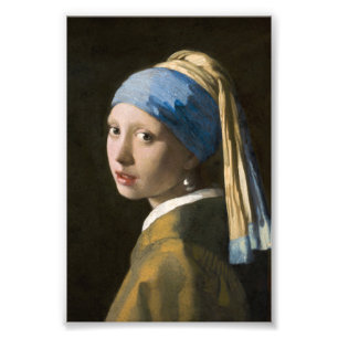 Girl with a Pearl Earring by Johannes Vermeer Photo Print
