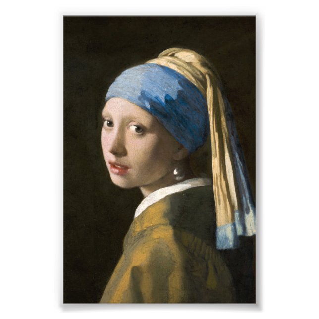 Girl with a Pearl Earring by Johannes Vermeer Photo Print (Front)