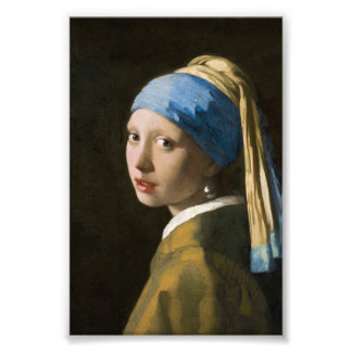 Girl with a Pearl Earring by Johannes Vermeer Photo Print
