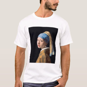Girl with a Pearl Earring by Johannes Vermeer T-Shirt