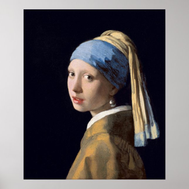 Girl with a Pearl Earring by Vermeer - Poster (Front)